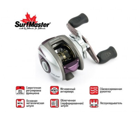 Катушка мультипликаторная Surf Master AMBITION AMB 20 6+1bb R кастинг