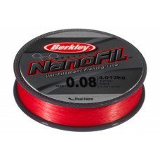 Леска Berkley NanoFil Red 125м 0,10мм 5,732кг