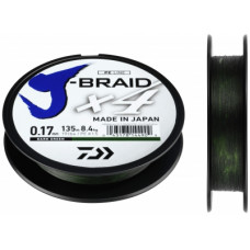 Шнур Daiwa J-Braid X4 135м*0,21мм*12,4кг зеленая 