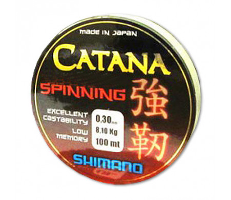 Леска Shimano Catana Spining 100 м*0,185мм*3,5 кг